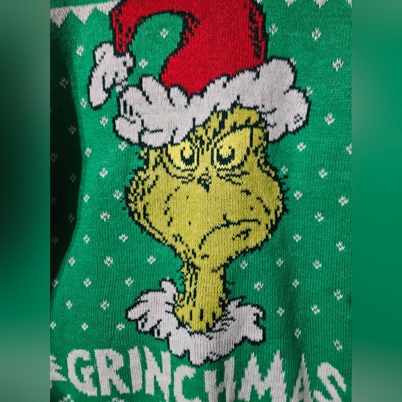 The Grinch Christmas Sweater Men's Small - Picture 2 of 4